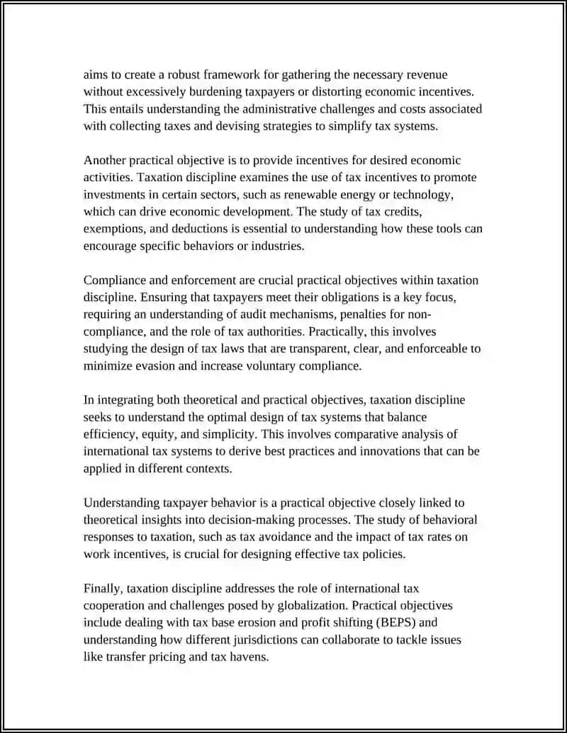 Taxation Discipline 4