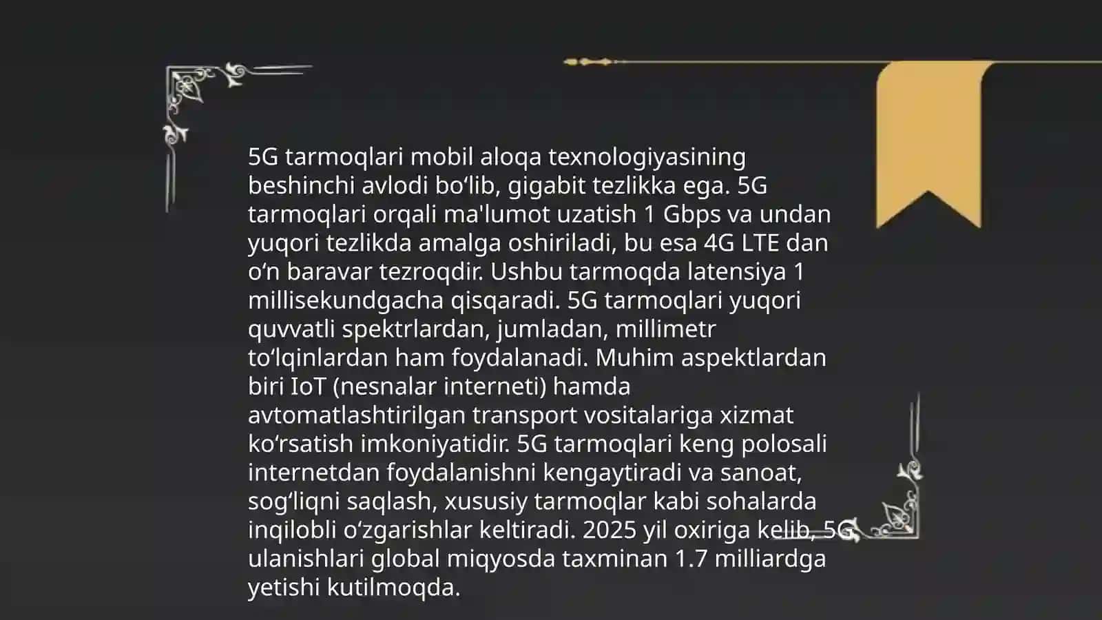 Mobil aloqa standartlari 4