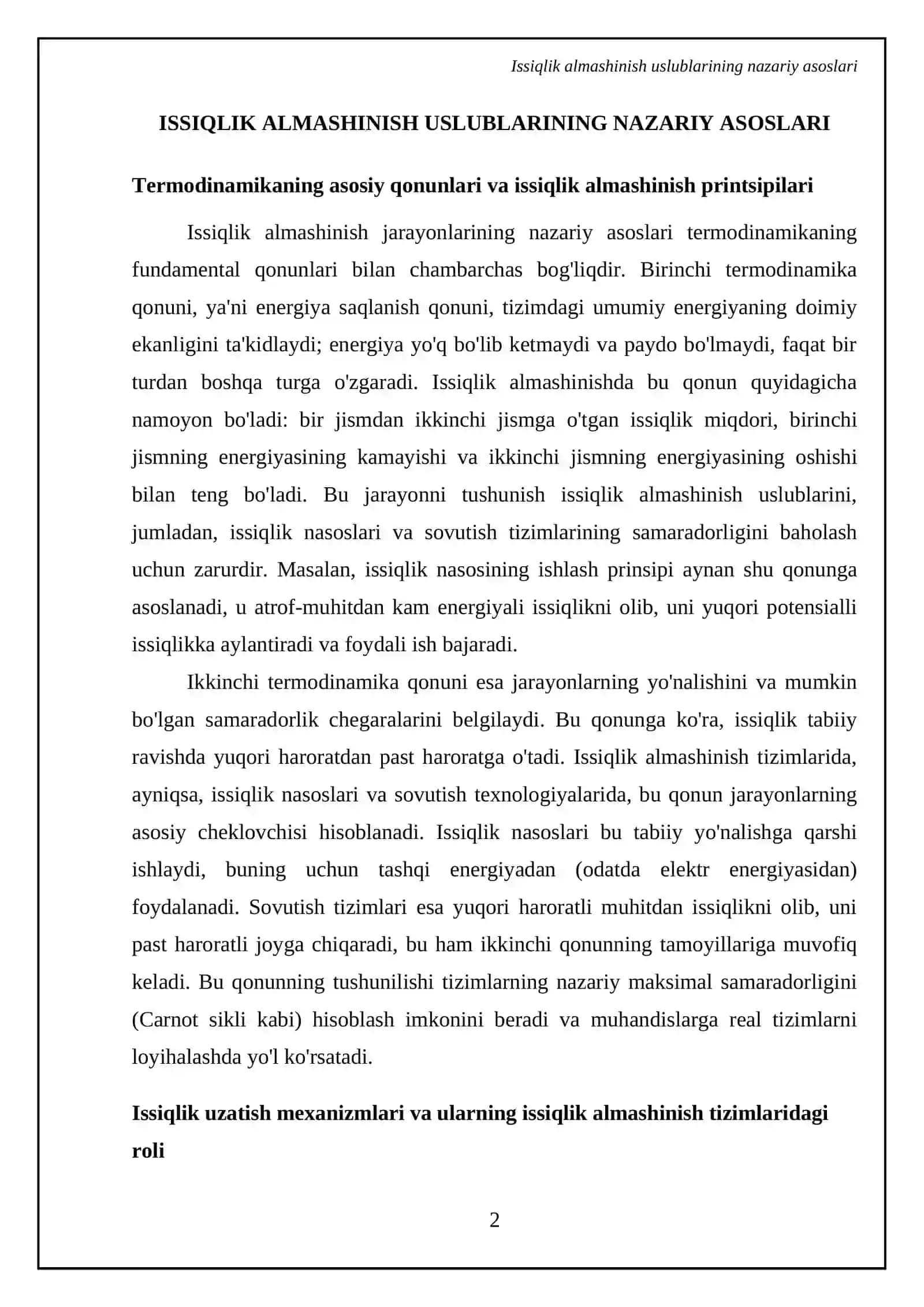 Issiqil almashinish uslublari 4