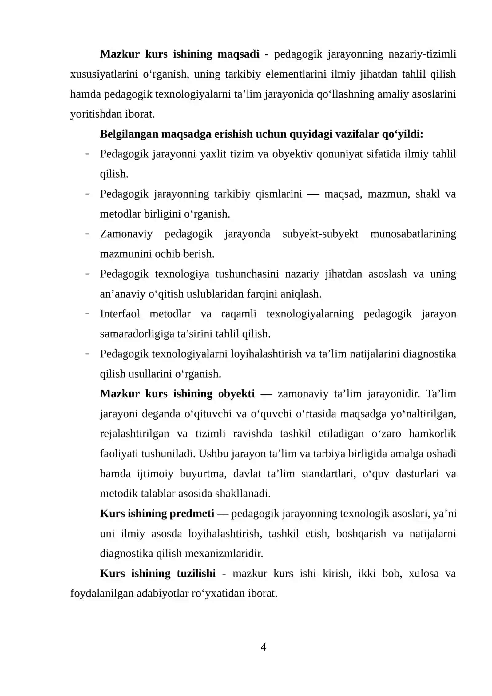 Pedagogik jarayon va uning texnologiyasi 4