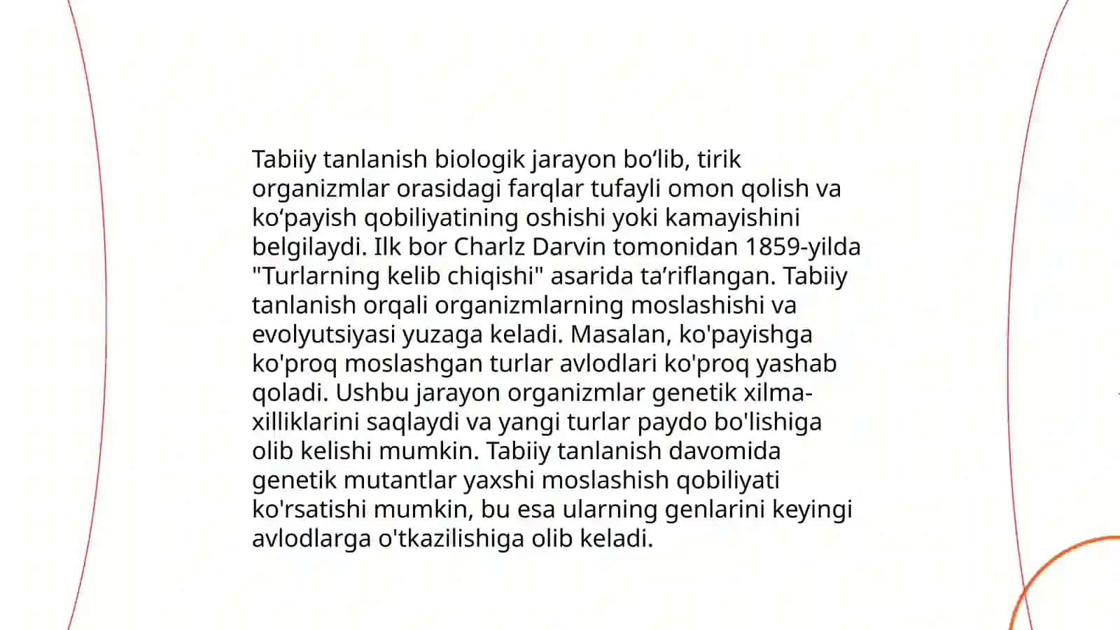 Turlarning paydo bo’lishi 4