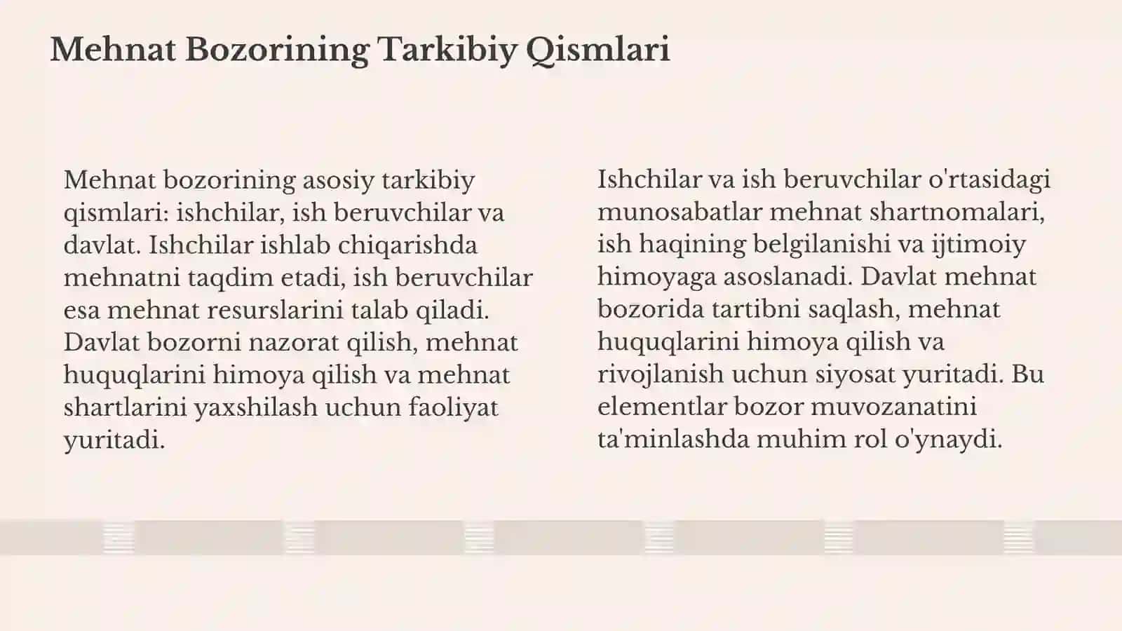 MEHNAT BOZORINI EKONOMETRIK MODELLASHTIRISH 4