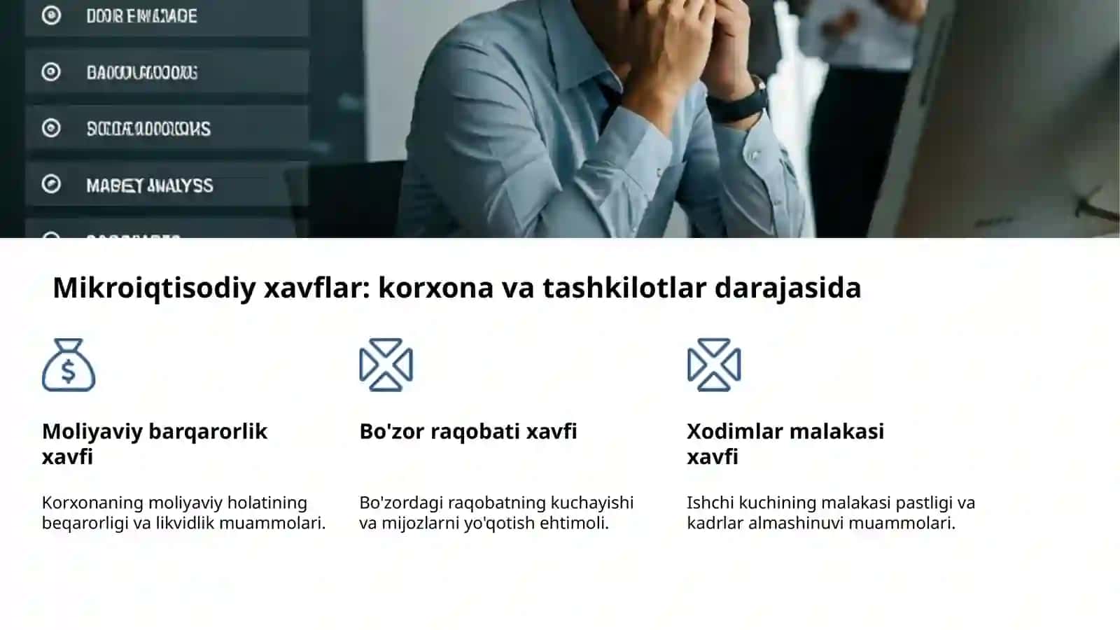 Iqtisodiy xavflarni tasniflash asoslari 4