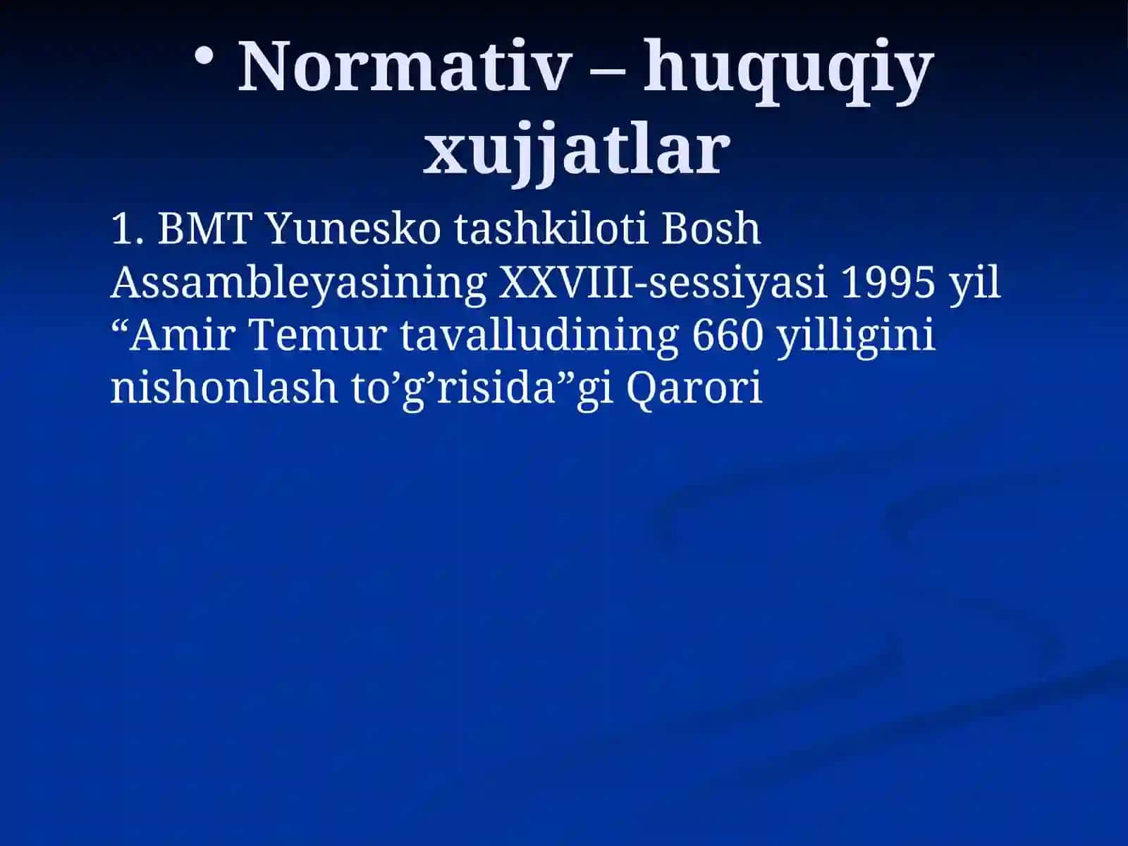 AMIR TEMURNING MARKAZLASHGAN DAVLAT ASOSLARINING YARATILISHI 4