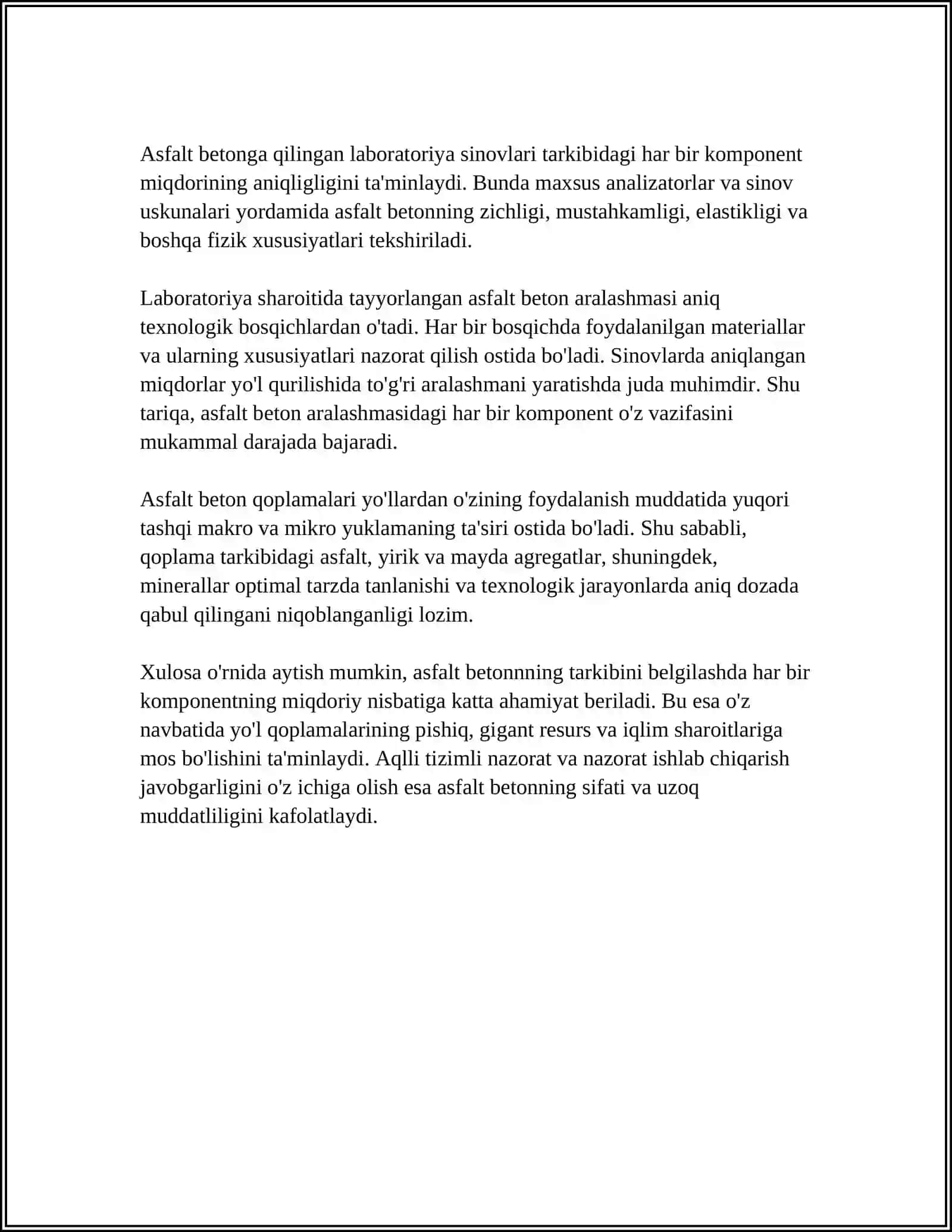 SOVUQ ASFALAT BETON XOSSALLARI 4