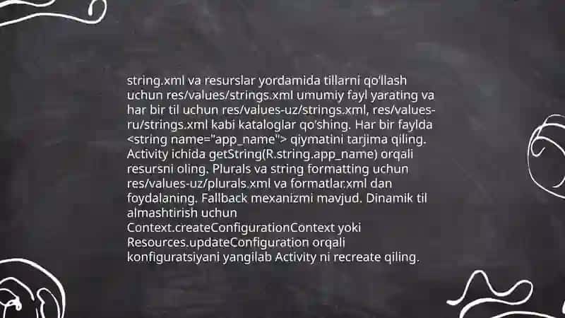 Androidda tillar va temalardan foydalanish 4