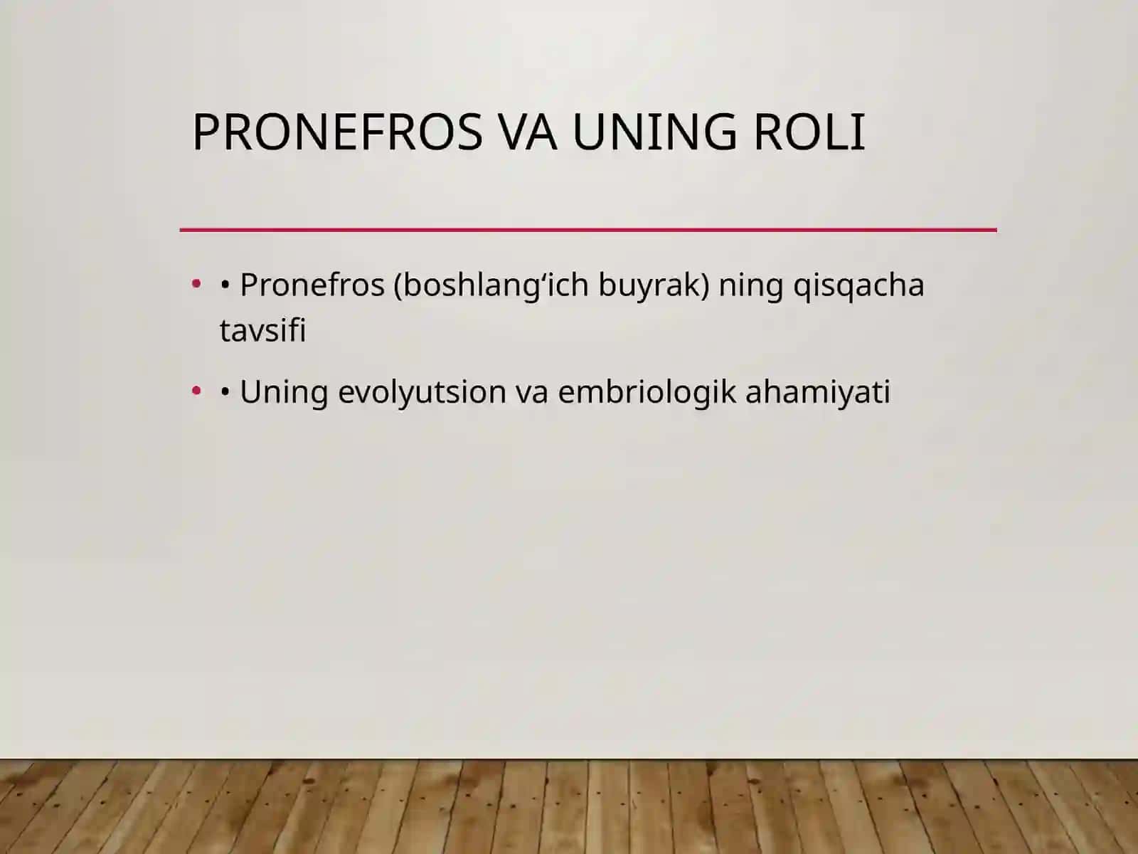 Siydik-Tanosil Aʼzolari Embriogenezi 4