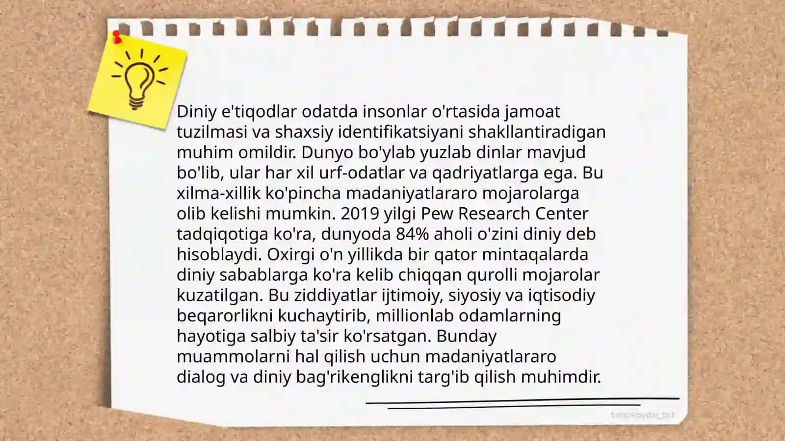 Konfliktlarning yuzaga kelish omillari 4