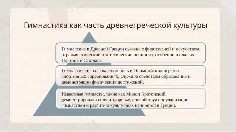 Гимнастика родился и коком веком 4
