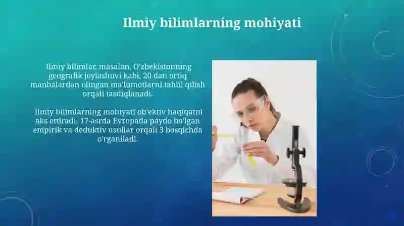 Ilmiy bilishning mohiyati va usullari 4