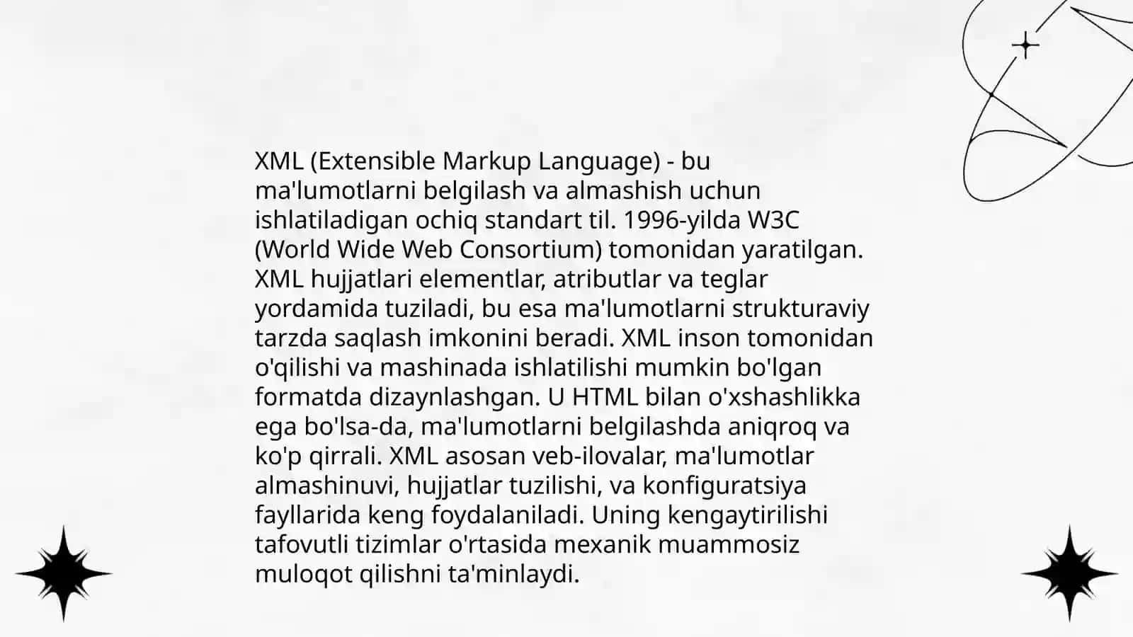 Ma'lumotlarni almashtirish standartlari 4