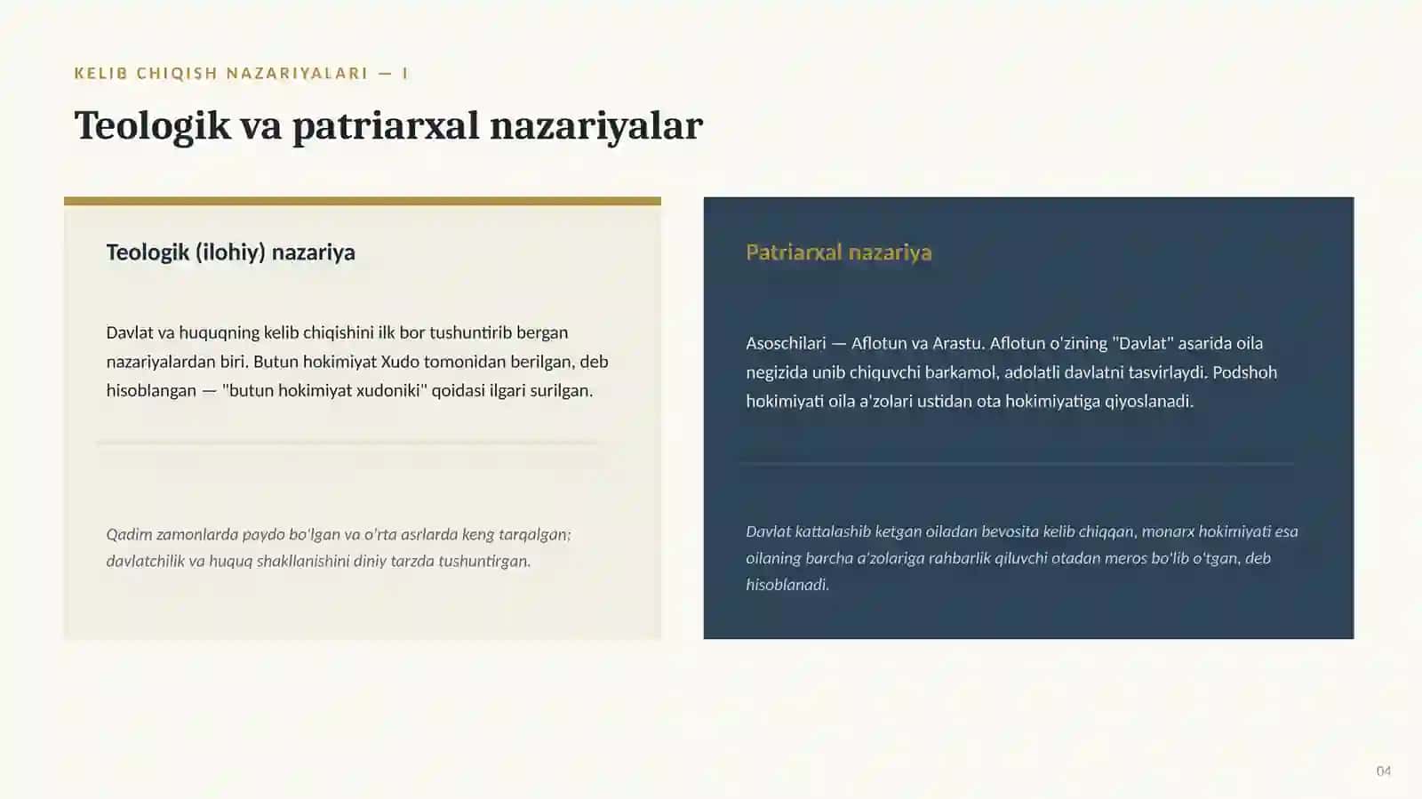 DAVLAT VA HUQUQ NAZARIYASI 4