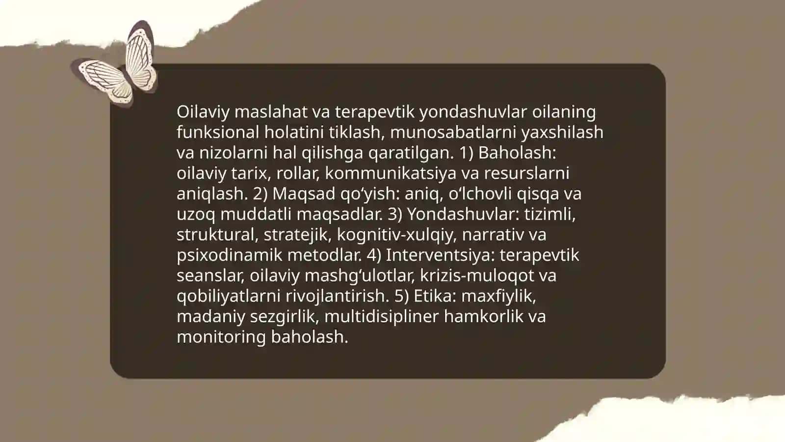 Oilaning holatini baholash va diagnostikasi 4