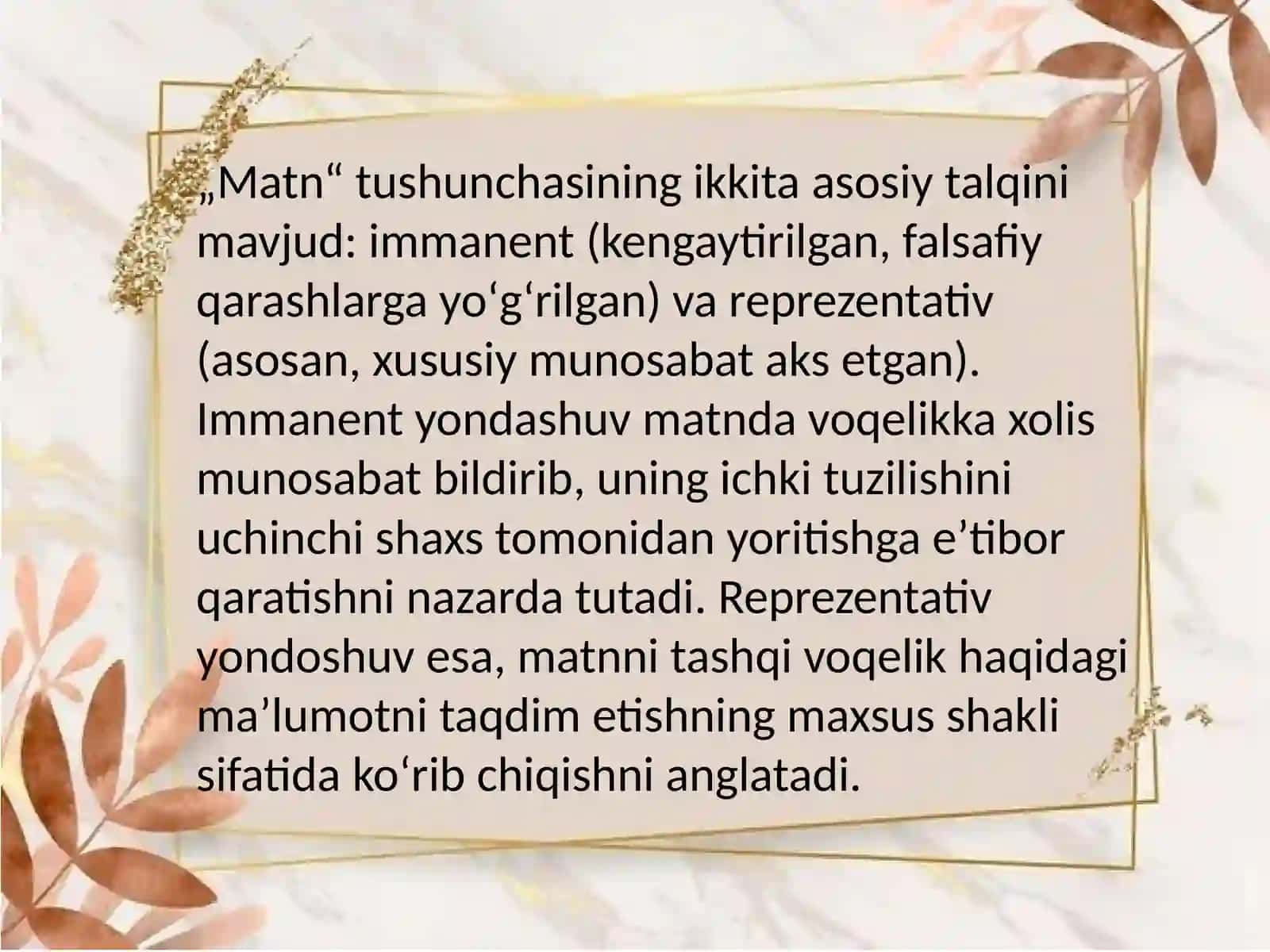 Mahliyo Raximova oʻqitish metodikasi 4