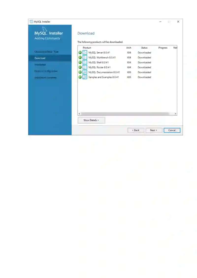 MySQL o‘rnatish 4