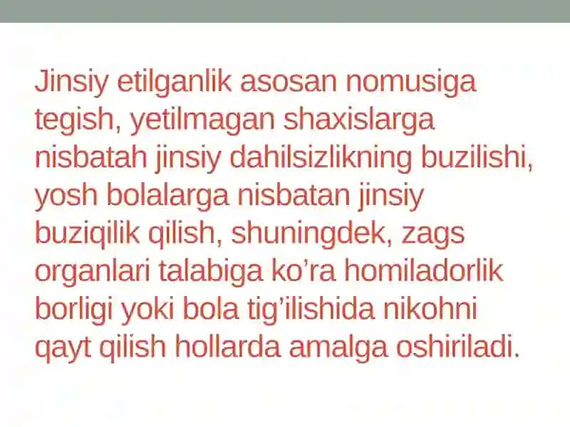 Nomusga tegish 4