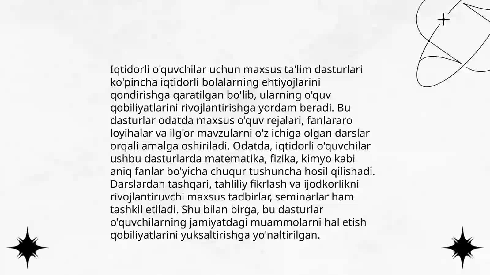 Iqtidorli o’quvchilarni o’qitish 4
