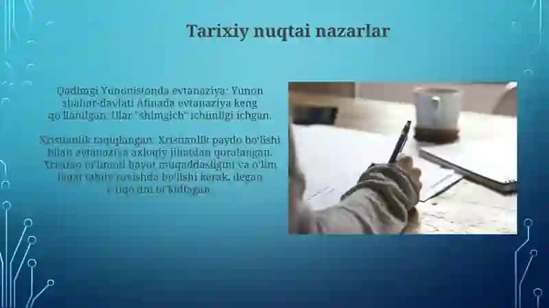 Tibbiyotda Evtanaziya 4