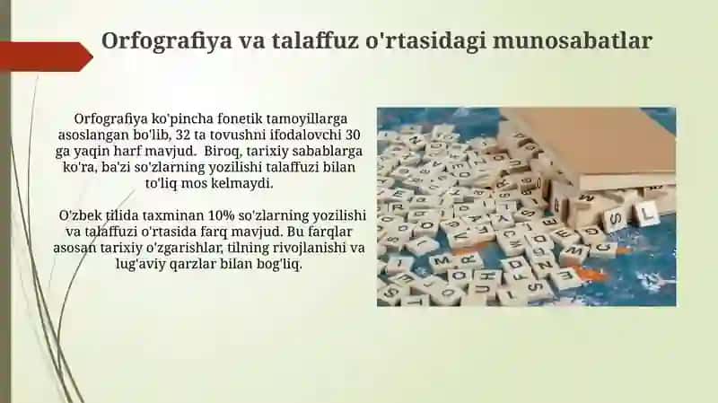 Orfoepiya va adabiy talaffuz 4