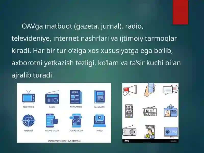 Ommaviy axborot vositalari va ularning faoliyati 4