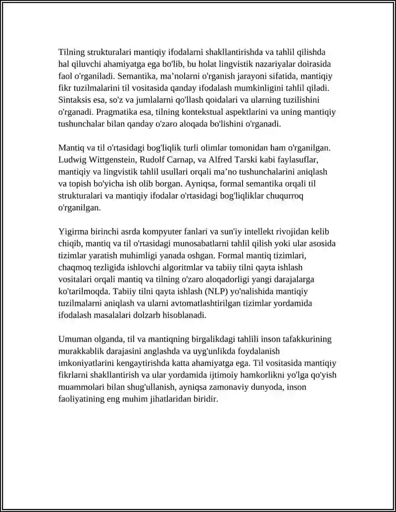 TILSHUNOSLIK VA MANTIQ 4