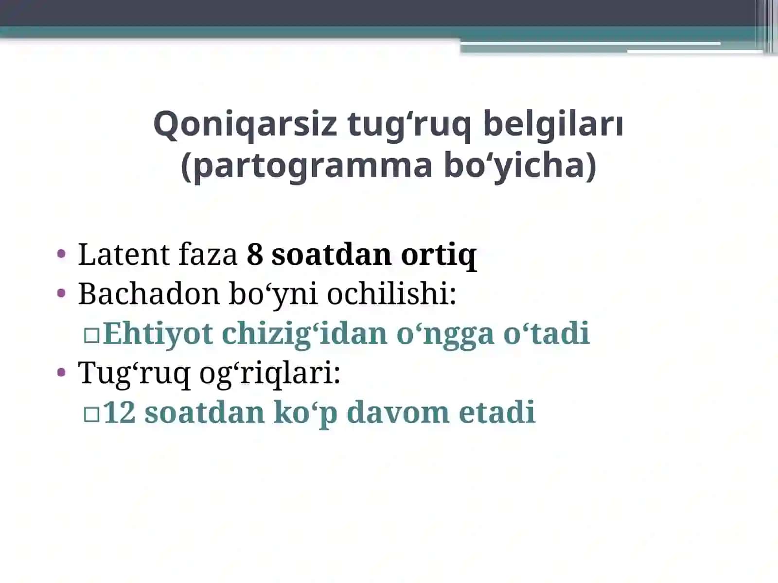 QONIQARSIZ TUG’RUQ FAOLIYATI 4