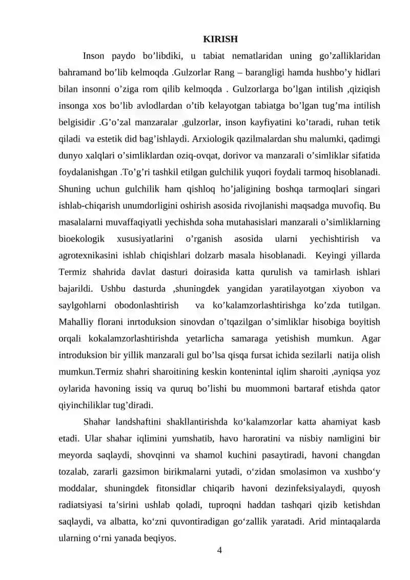 Gullar Introduksiysi va Sistematik Tahlil 4
