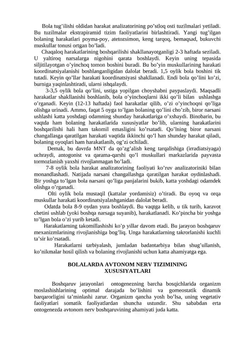 Chaqaloqlarining Markaziy Nerv Tizimi 4