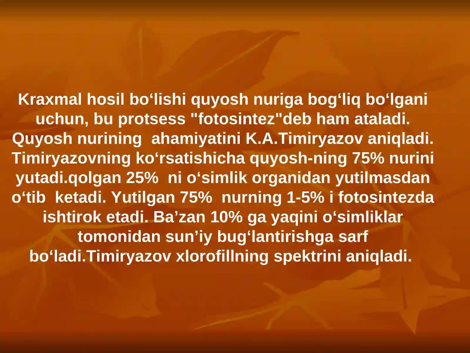 Assimiliyatsiya va Dissimiliyatsiya 4