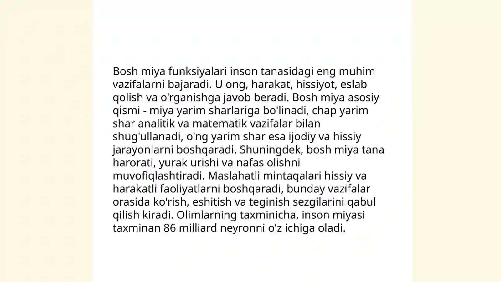 Bosh miyaning tuzilishi va funksiyasi 4