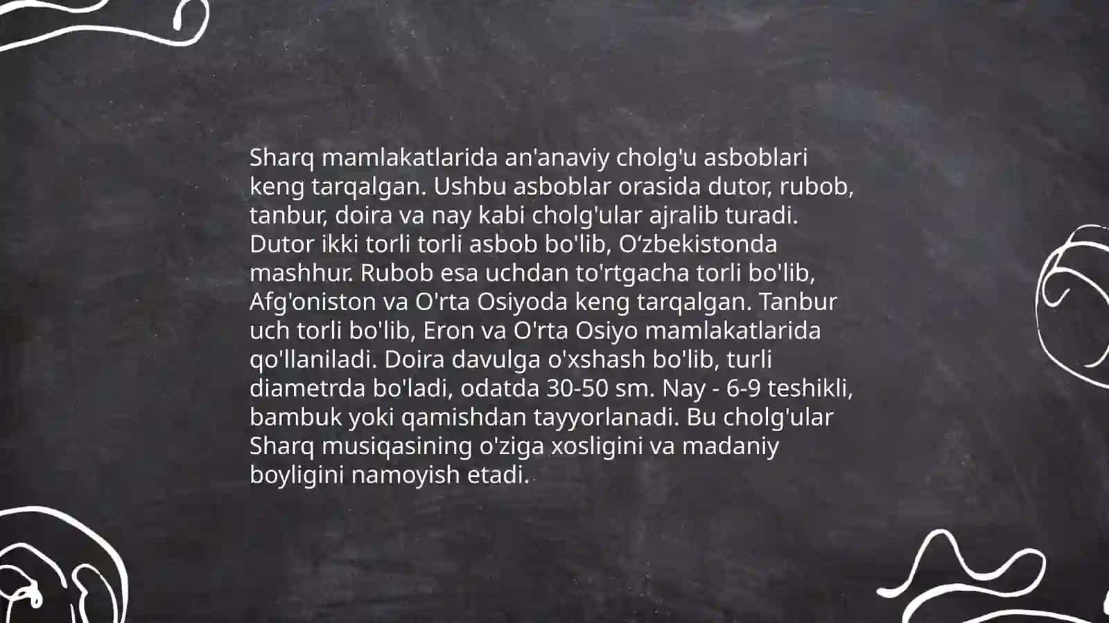 Sharq mamlakatlari musuqiy madanyati 4