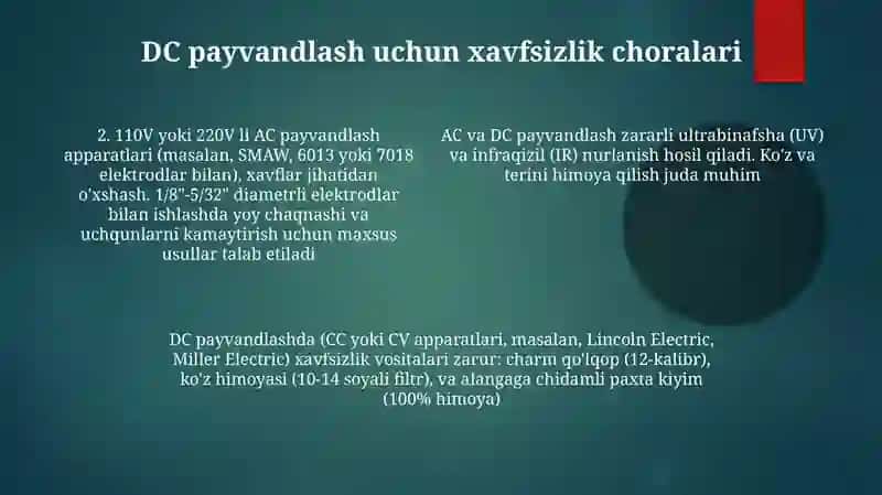 Alternativ tok (AT) payvandlash 4