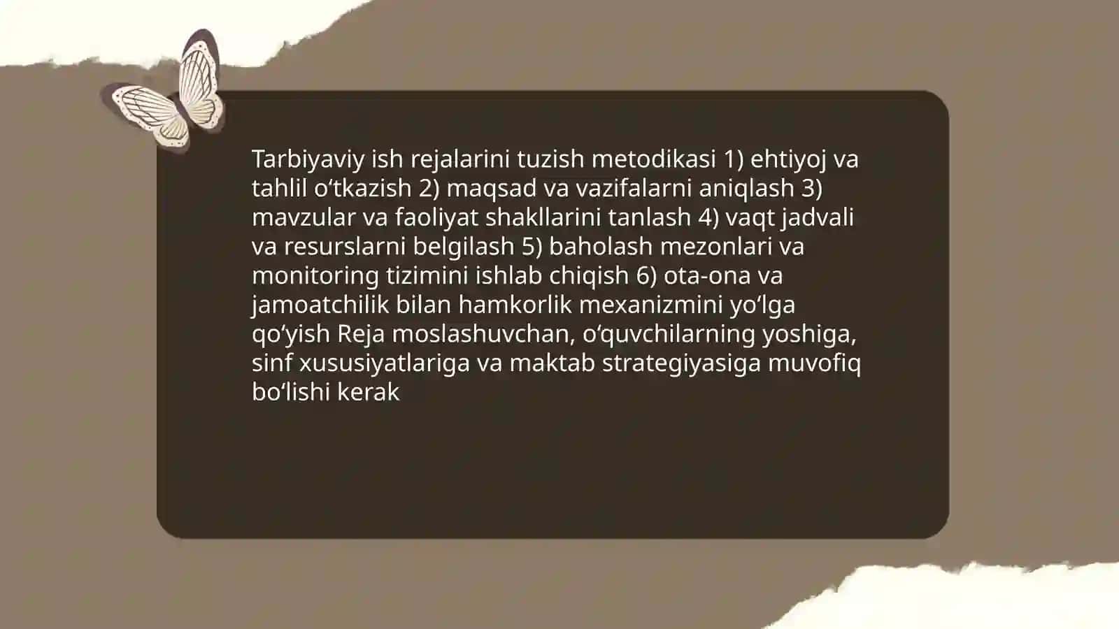 Sinf rahbarining tarbiyaviy ishi 4