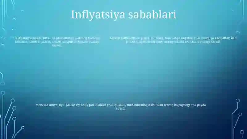 Inflyatsiya: ta'rifi va sabablari 4