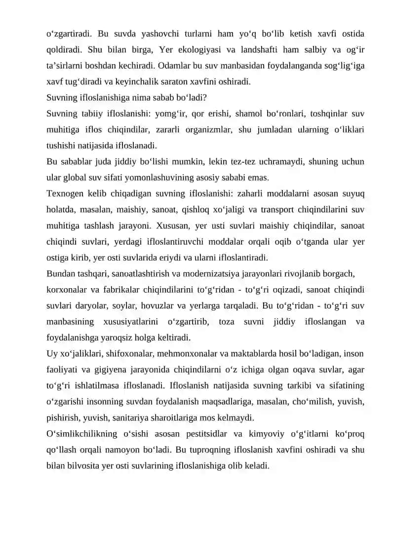 Ma’ruza.Gidrofera va uning muhofazasi 4