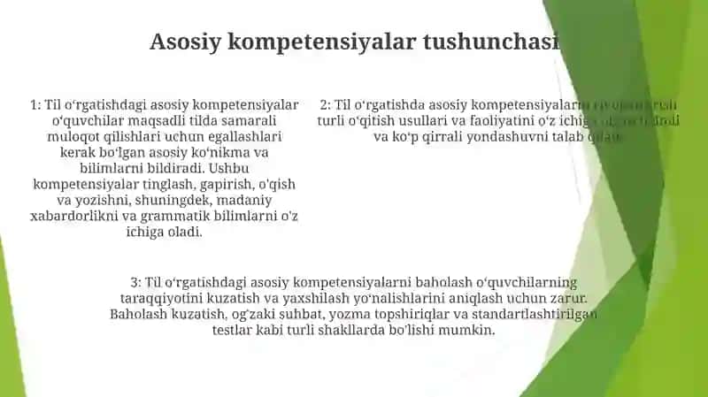 Tayanch Kampitinsiyalar Ona Tilini O'Qitish Metodikasi 4