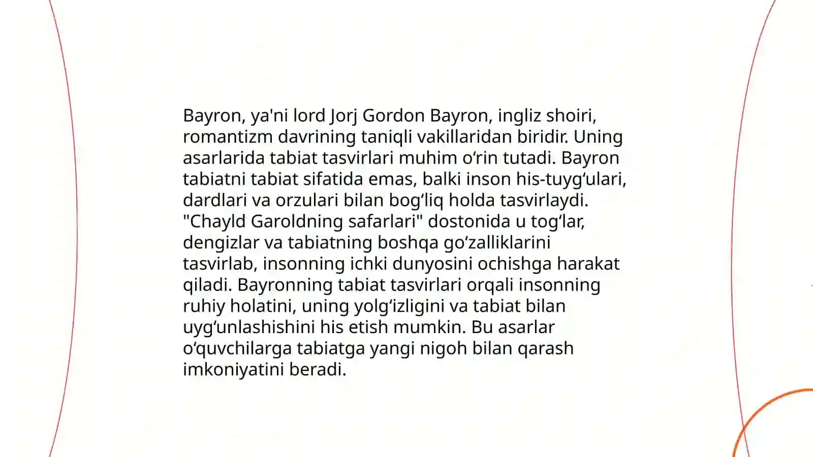 Bayron va romantik qahramonlar 4