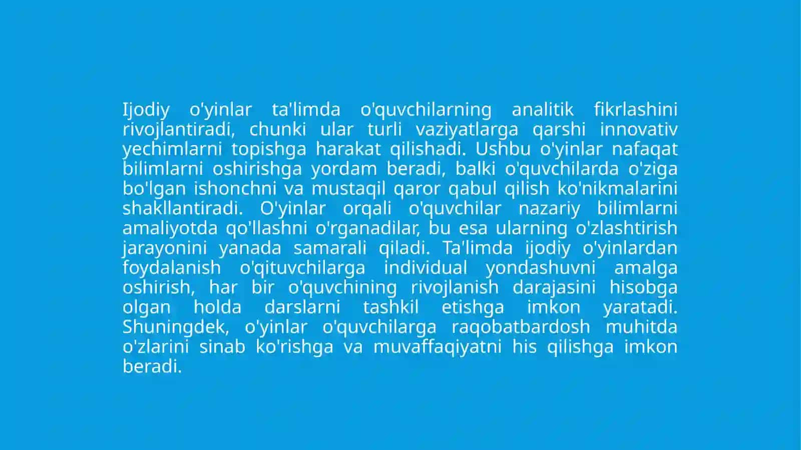 Ijodiyoyinishlanmasiniloyihalash 4
