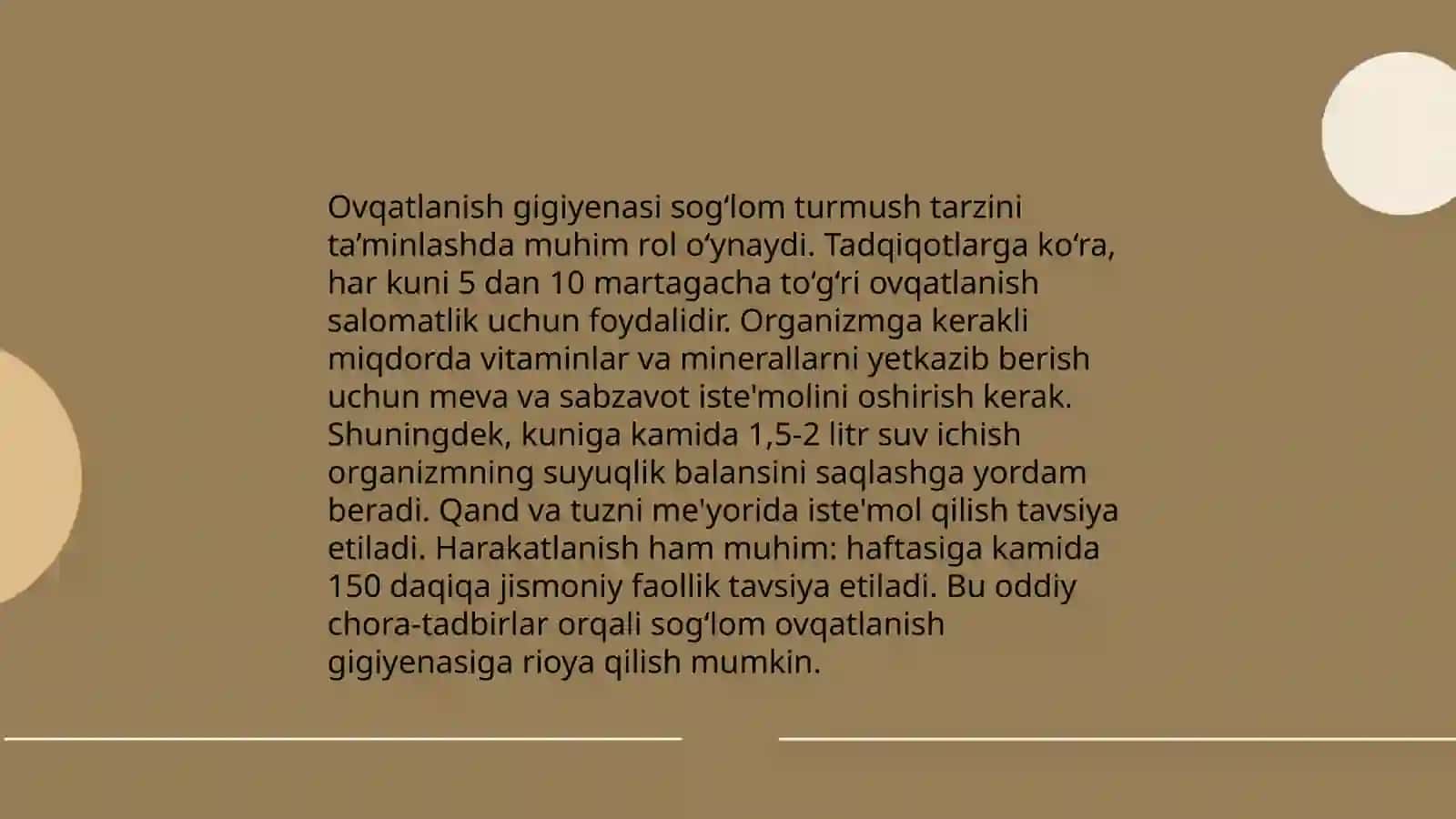 Gigiyenaning asosiy bo'limlari 4