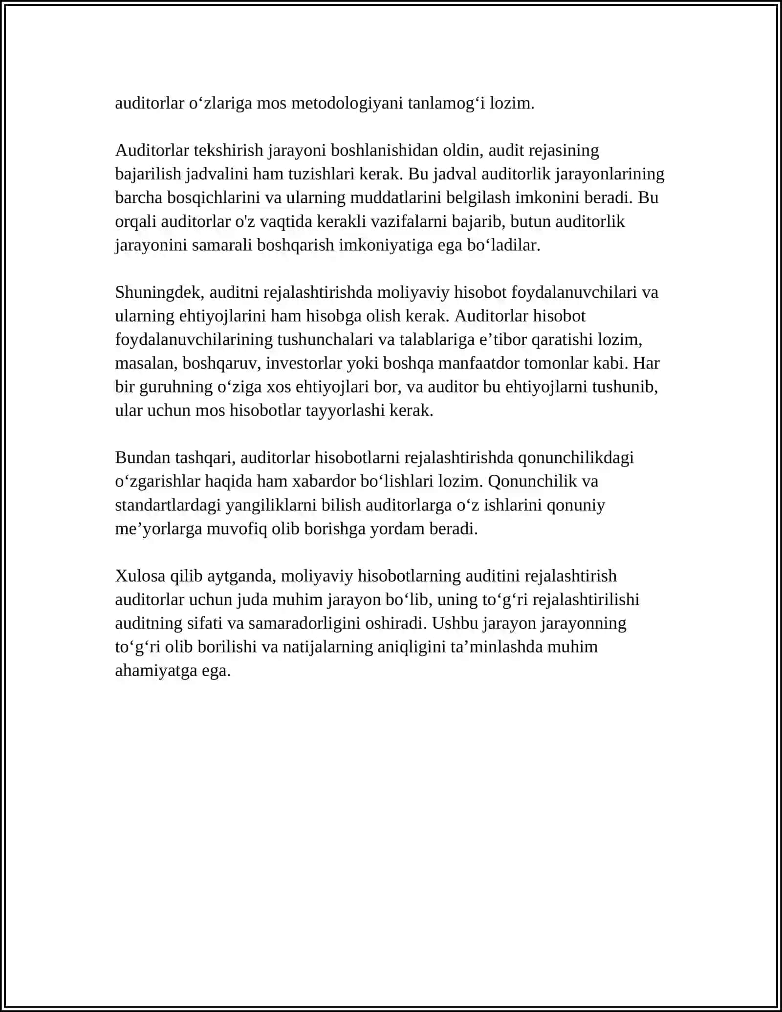 AUDIT STANDARTLARI 4