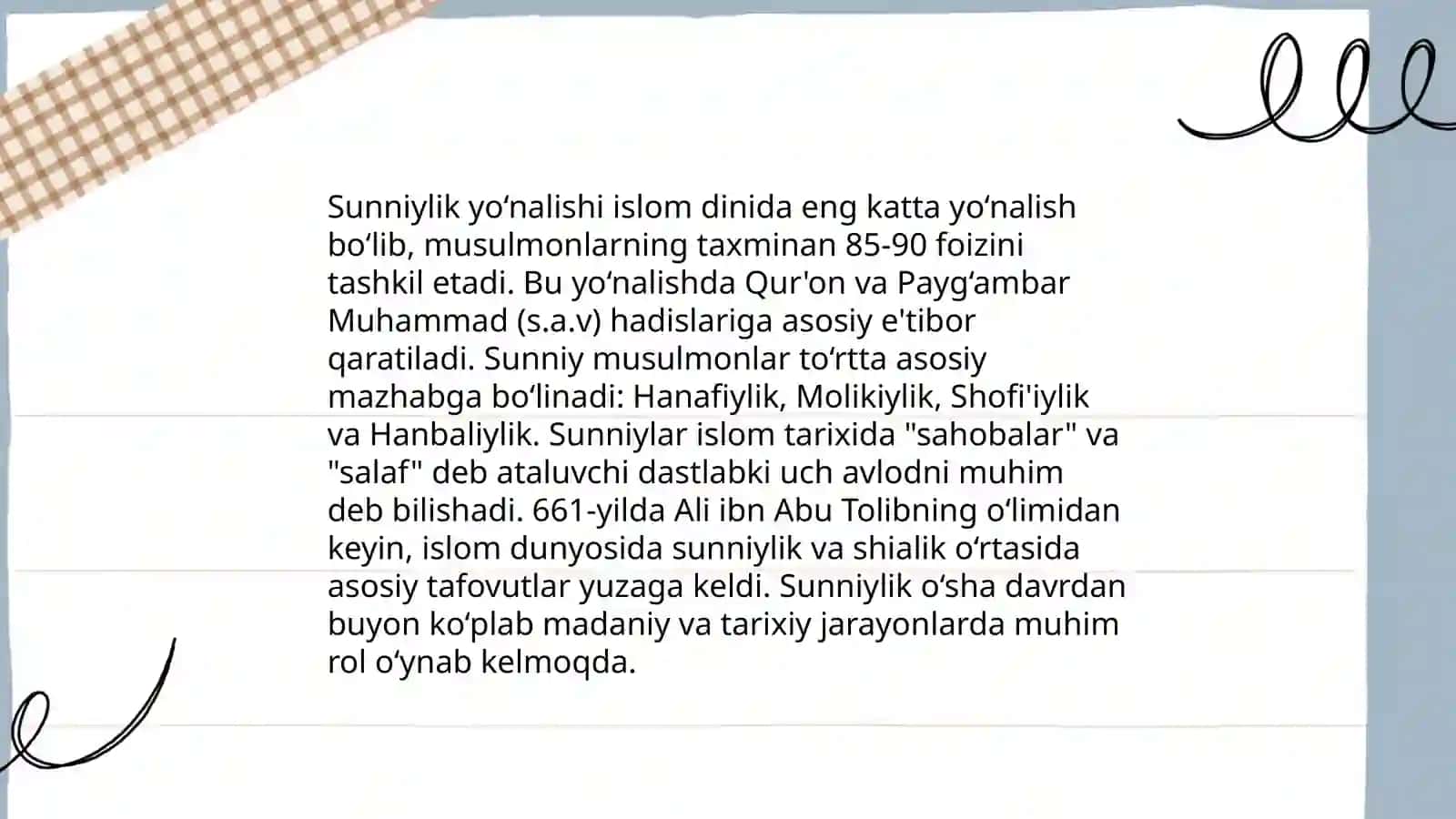 Islom dini uning asosiy oqimlari 4