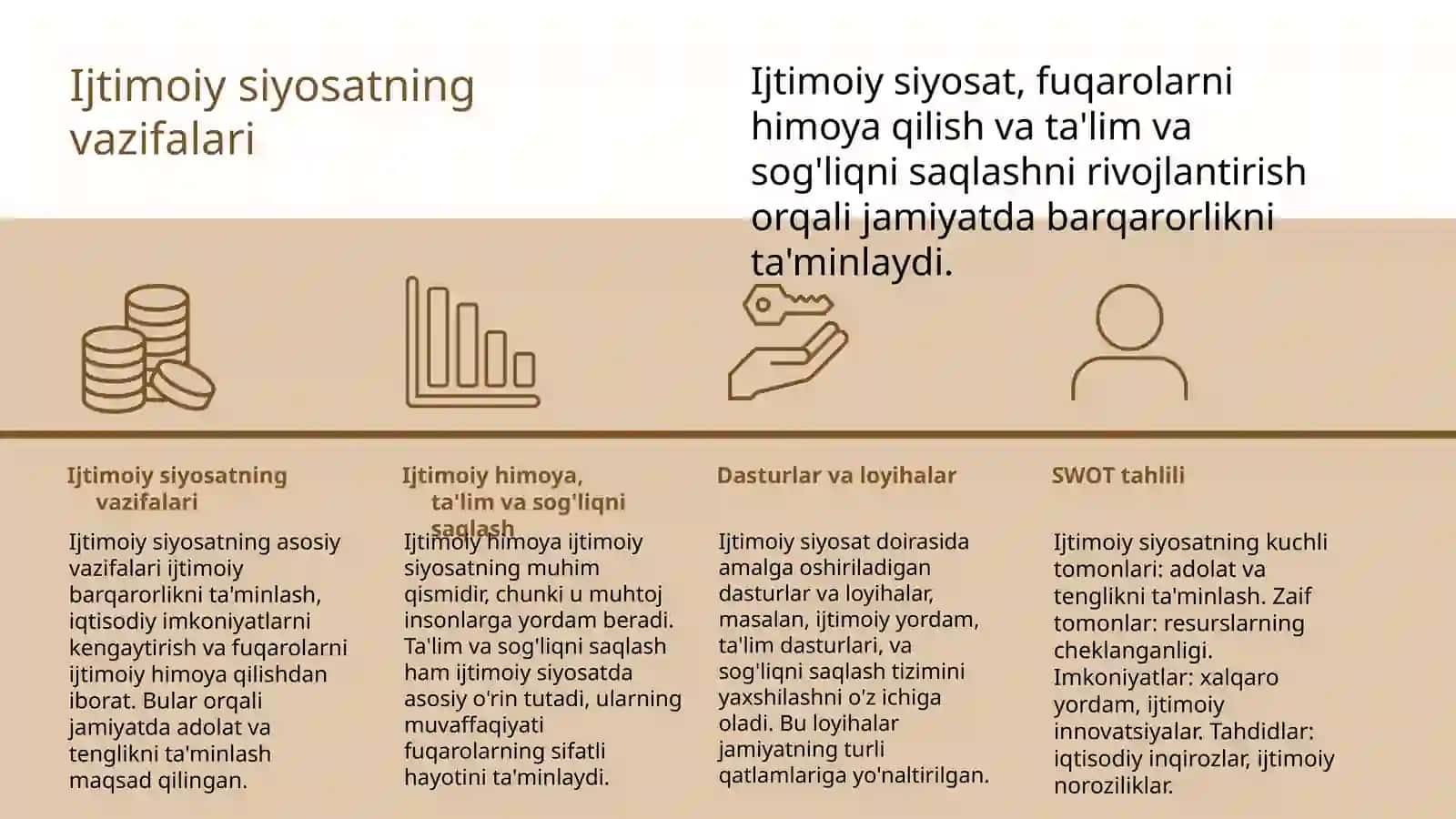 Davlatning ijtimoiy siyosati 4