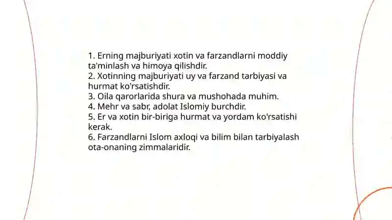 Islom qadriyatlarida oila va farzand tarbiyasi 4