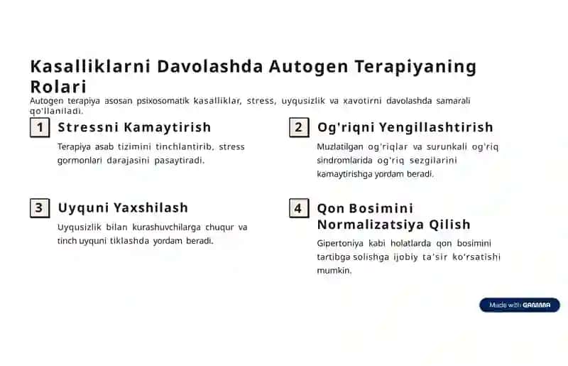 Autogen Terapiya va Ishontirishning Kasallikni Davolashga Ta'siri 4