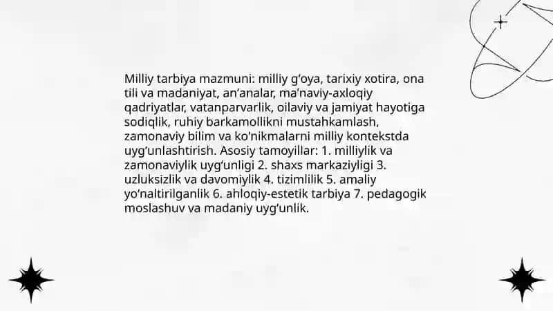 MILLIY TARBIYA USULLARI VA VOSITALARI 4