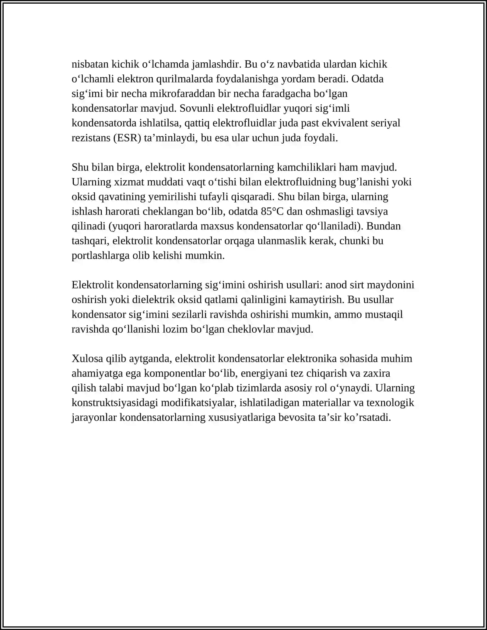 ELEKTIR SIGMI KONDESATORLAR 4