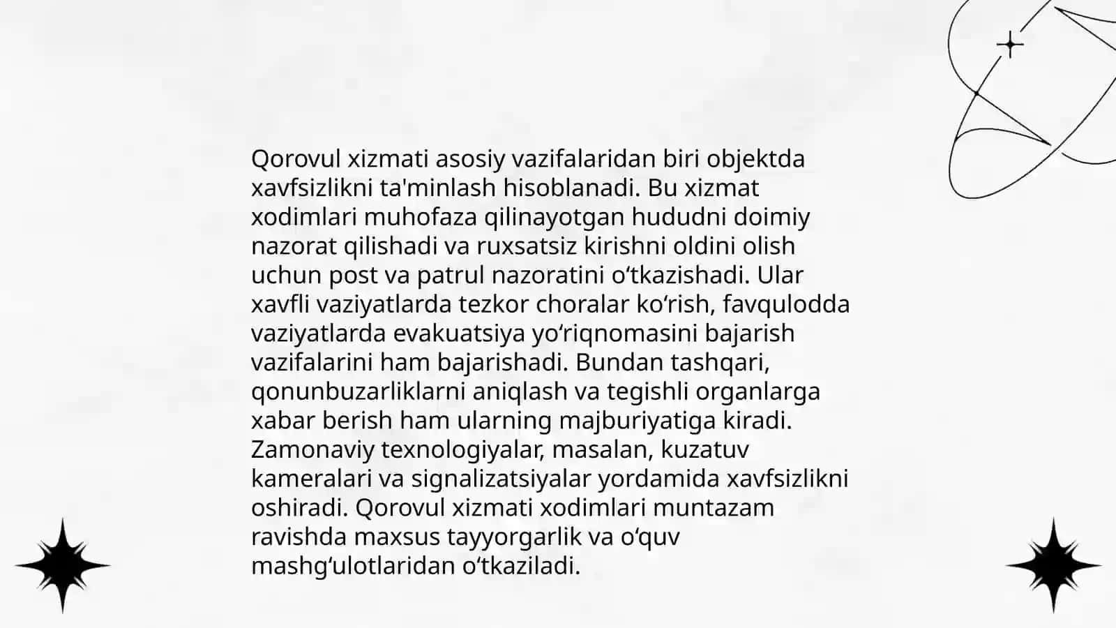 Garnizon va qorovul xizmatini o'tash va tashkil etish 4