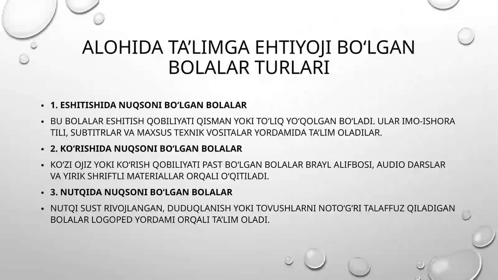 Alohidata’limgaehtiyojibo‘lgan bolalar 4
