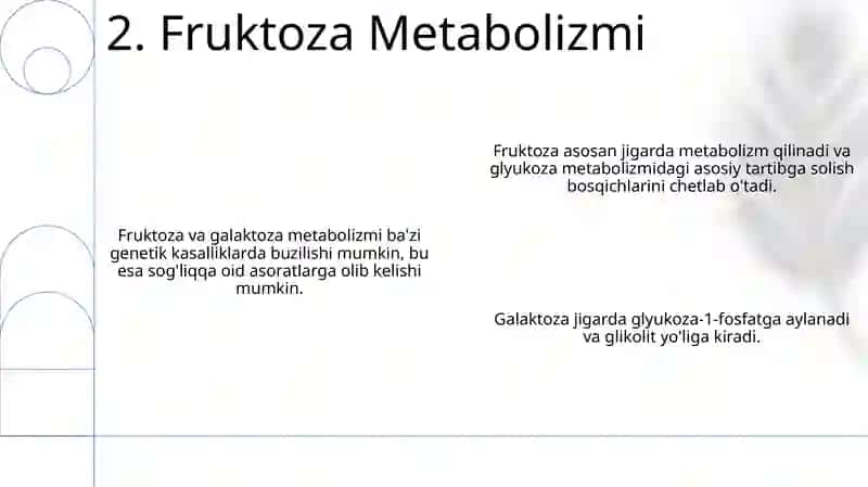 Furuktoza va galaktoza metabalizmi 4