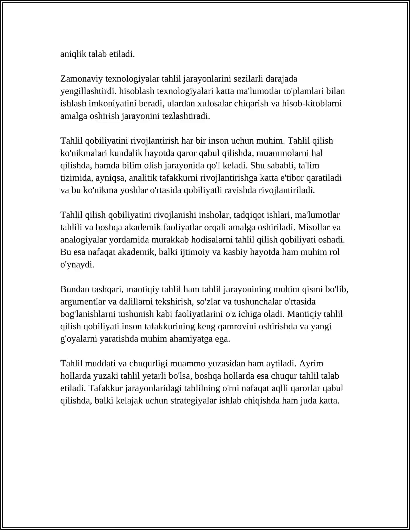 TAFFAKUR OPERATSIYALARI 4